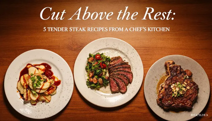 Cut Above the Rest 5 Tender Steak Recipes from a Chefs Kitchen