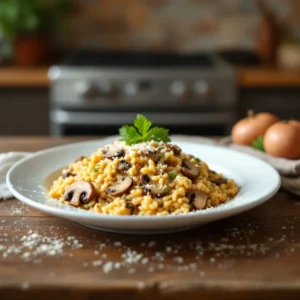 Mushroom Risotto: A Creamy and Savory Italian Dish