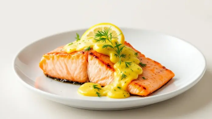 Salmon with Lemon Dill Sauce A Delicious and Nutritious Meal Option