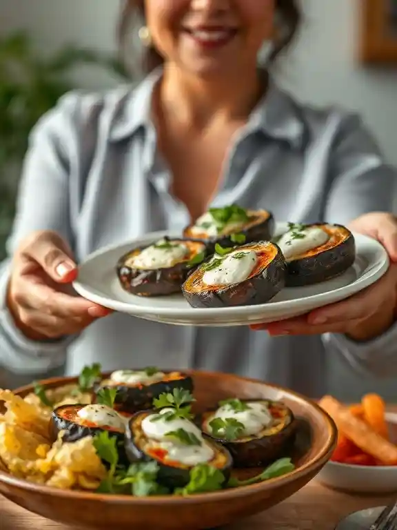 Step-by-Step Recipe GuideBaked Eggplant Rounds with Mozzarella: A Delicious and Healthy Veggie Delight