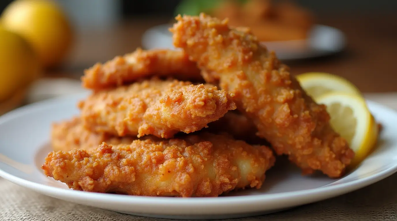 Craving crispy, tender chicken? This Chicken Strips Recipe reveals the secret to extra juicy strips every time. Try it today!