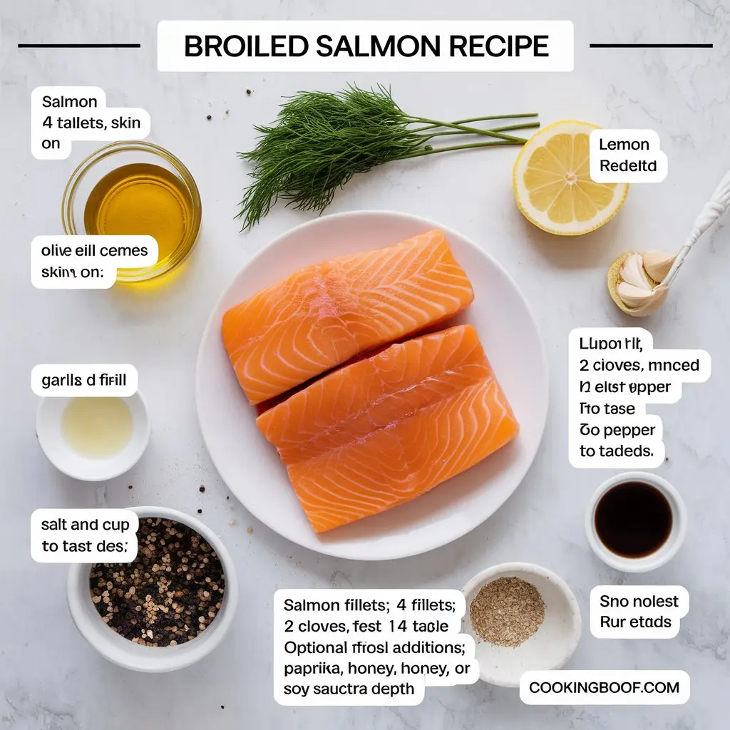 Craving a quick, healthy meal? This broiled salmon recipe delivers juicy, flavorful fish in minutes. Try it tonight for a nutritious dinner!